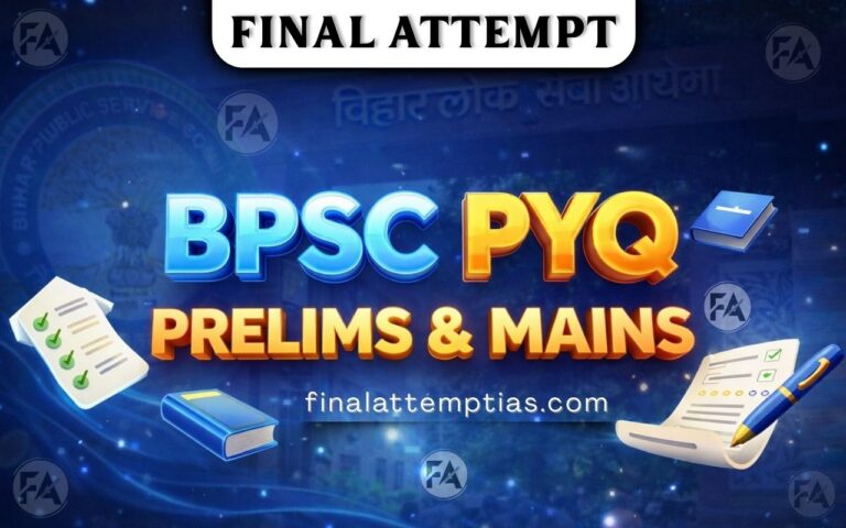 BPSC Previous Year Papers PDF for Prelims and Mains